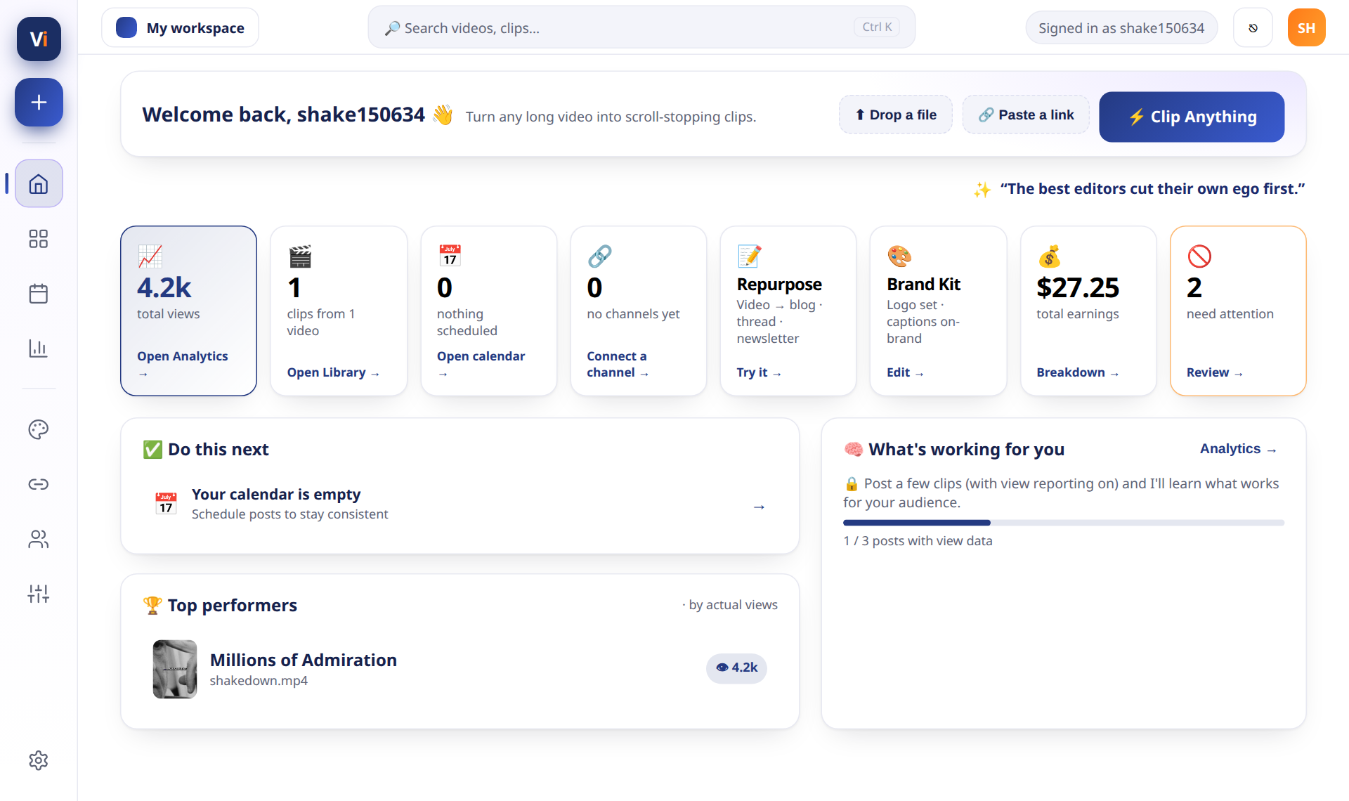 Virable dashboard